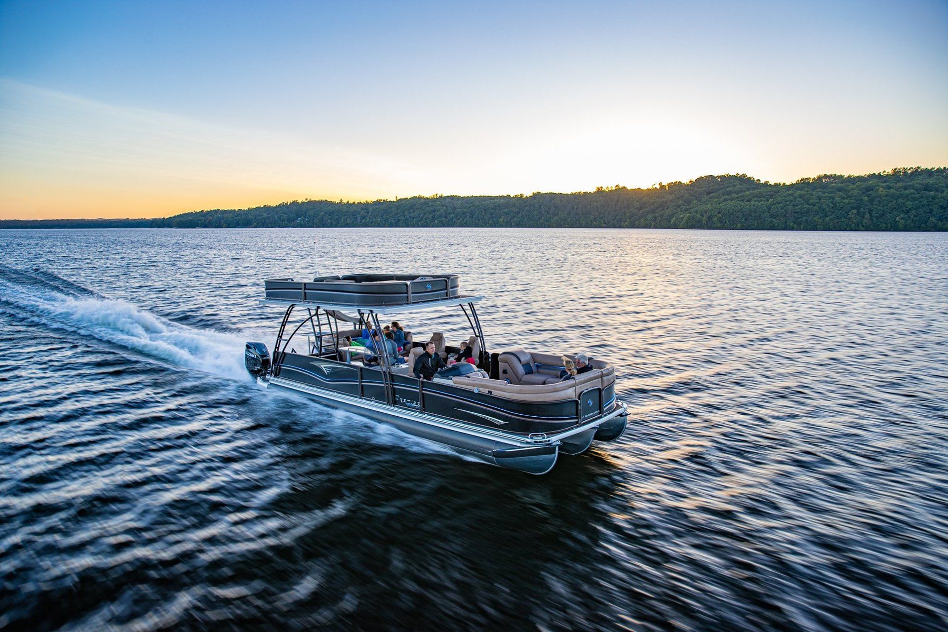 Image Introducing Our 2022 Boat Models Premier Pontoon Boundary Waters Revolution Walk On Boat